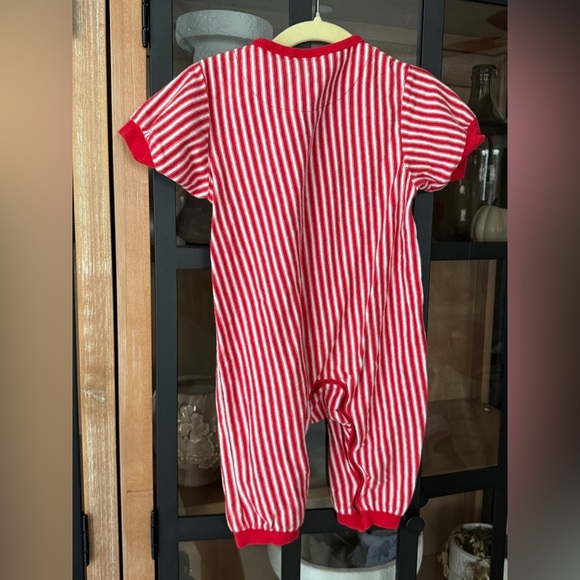 Vintage 90s Disney Store Winnie the Pooh Baby Romper onesie embroidered stripes - Picture 4 of 8